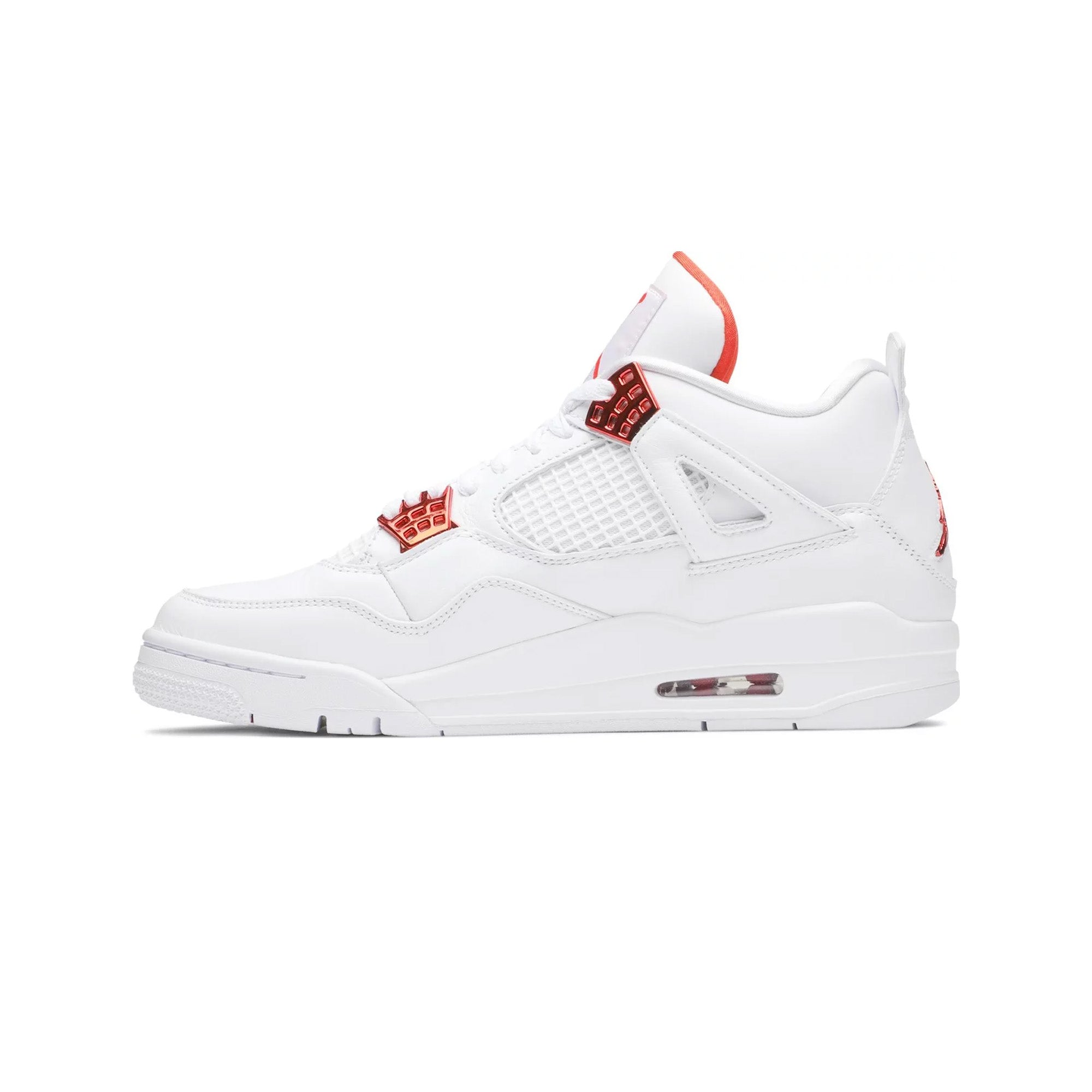 Air Jordan 4 Retro 'Metallic Orange' Men's Basketball Shoes - Limited Edition Sneakers for Streetwear & Casual Style | Perfect for Sneaker Collectors & Basketball Fans
