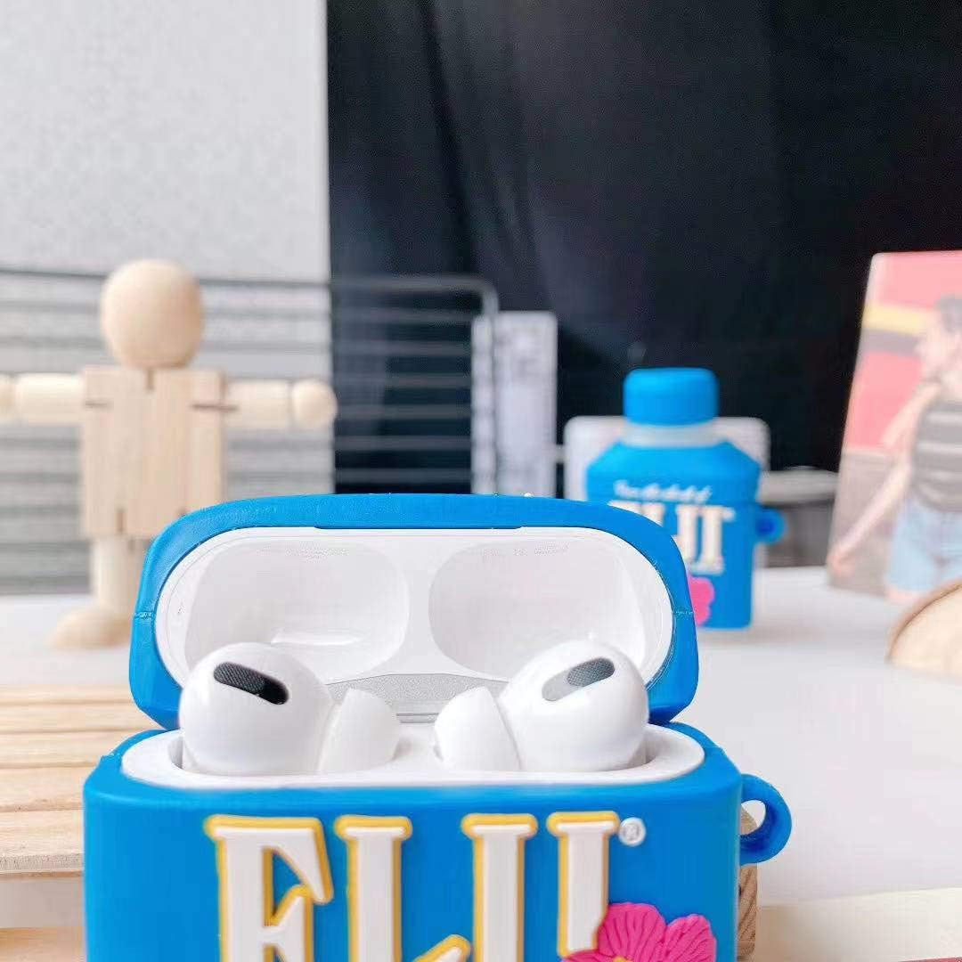 Cartoon Silicone Protective Case for Apple AirPods Pro - Shockproof, Slim & Cute Cover with Anti-Fall Design | Perfect for Travel, Workouts & Everyday Use (Fiji Design, AirPods Pro)