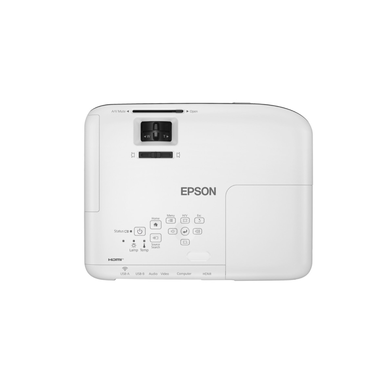Epson EB-W51 WXGA 3LCD Projector - 4000 Lumens, 16:10 Aspect Ratio, HDMI & USB Ports for Home Theater, Office Presentations, and Classroom Teaching