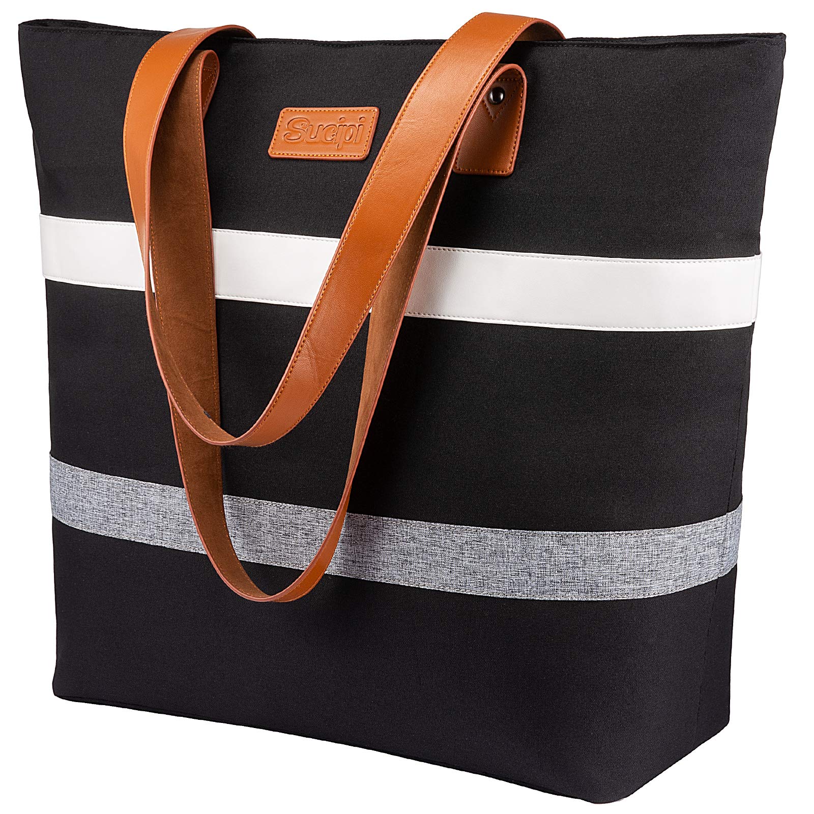Large Insulated Cooler Tote Bag with Zipper - Foldable Reusable Grocery Bag for Beach, Picnic & Camping - Waterproof Leakproof Shopping Bag for Frozen Food, Drinks & Groceries - Perfect for Women's Outdoor Activities