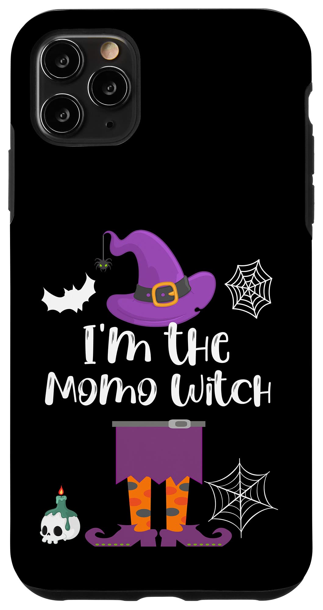 iPhone 11 Pro Max Case - Momo Witch Halloween Matching Group Phone Cover | Perfect for Halloween Parties, Cosplay Events & Themed Gatherings