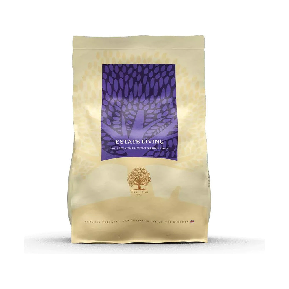 Premium Estate Living Dry Dog Food - High Protein, Grain-Free Kibble for Adult Dogs - Ideal for Active Pets & Indoor/Outdoor Feeding