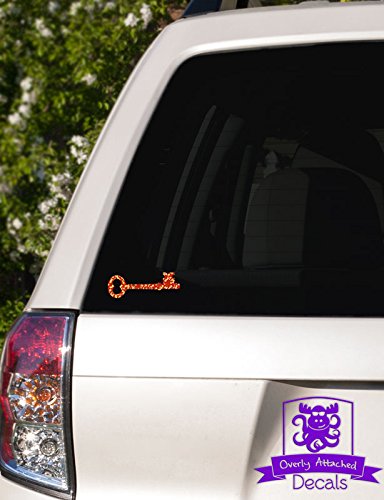 Vintage Skeleton Key Vinyl Decal Sticker - 4 Inch Orange Metal Flake Design for Car, Truck, Window, Laptop, Phone - Perfect for Home Decor, DIY Projects & Personalizing Electronics
