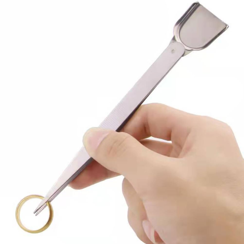 EXCEART Professional Nail Art Tools Set - 4-Claw Diamond Pickup & Piercing Ball Grabber - Stainless Steel Manicure Kit for Gel Nails, Acrylic Nails & Rhinestone Placement - Perfect for Salons, Home Use & Gifts (Great for Wedding Nails, Party Manicures & DIY Beauty Projects)