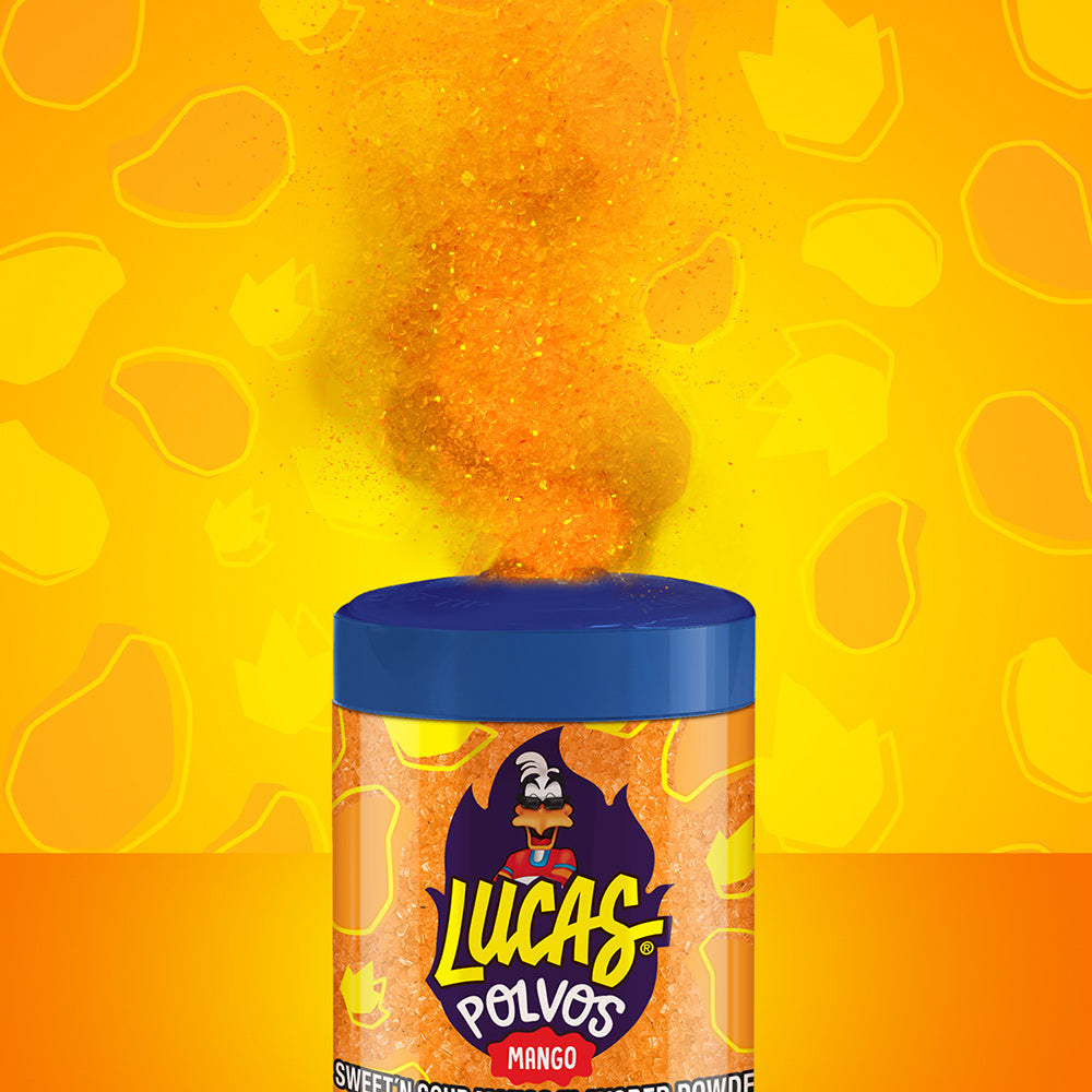 Organic Lucas Baby Mango Powder - 10 Count Box | Premium Dried Mango Supplement for Infants & Toddlers | Perfect for Baby Food, Smoothies & Healthy Snacks