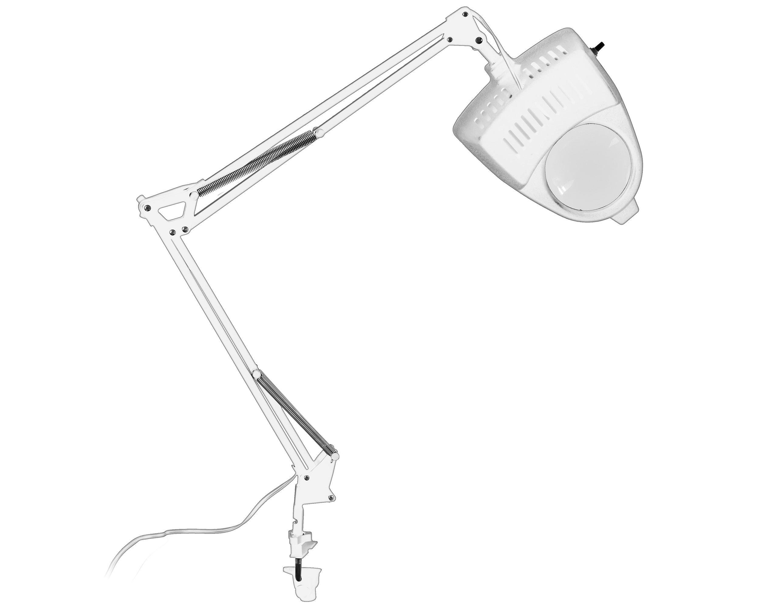 Stalwart 7-Swing Arm Clamp-On Magnifying Lamp with Bright Incandescent Light - Perfect for Crafts, Jewelry Making, Reading & Detailed Work