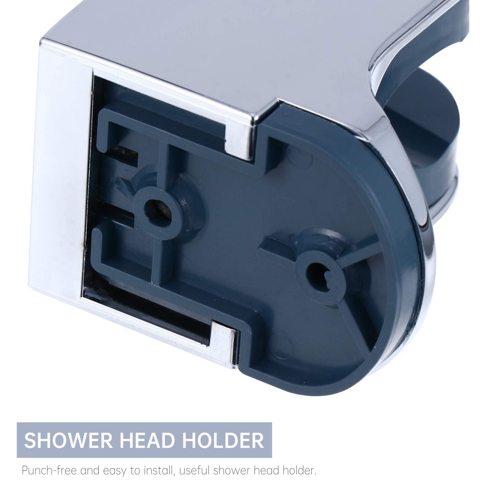 Hemoton 2-Pack Shower Hose Holder Wall Mount - Adjustable Shower Head Bracket for Handheld Shower Wand, Nozzle & Bathroom Accessories - Perfect for Bath, Spa & Home Renovation