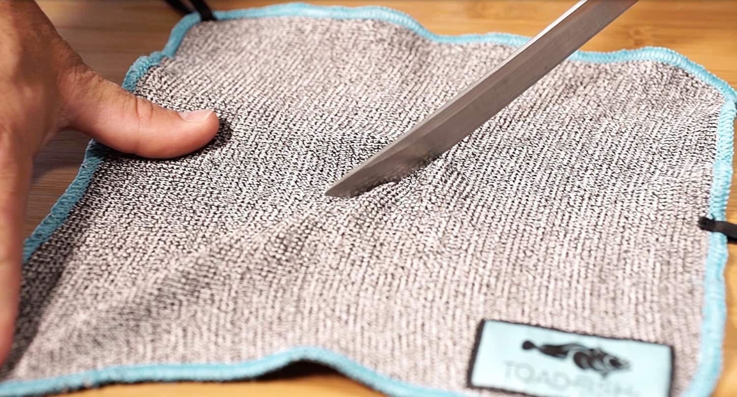 Toadfish Outfitters Cut-Resistant Oyster Shucking Glove - Premium Shellfish Knife Protection for Safe Seafood Prep at Home or Restaurant