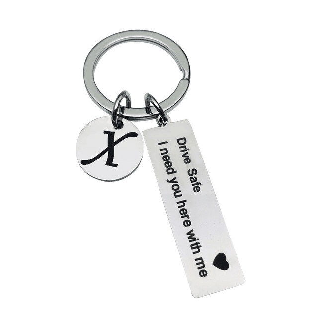 Drive Safe Keychain - Car Safety Key Holder for Keys & Keyrings - Perfect for Drivers, Commuters & Road Trips