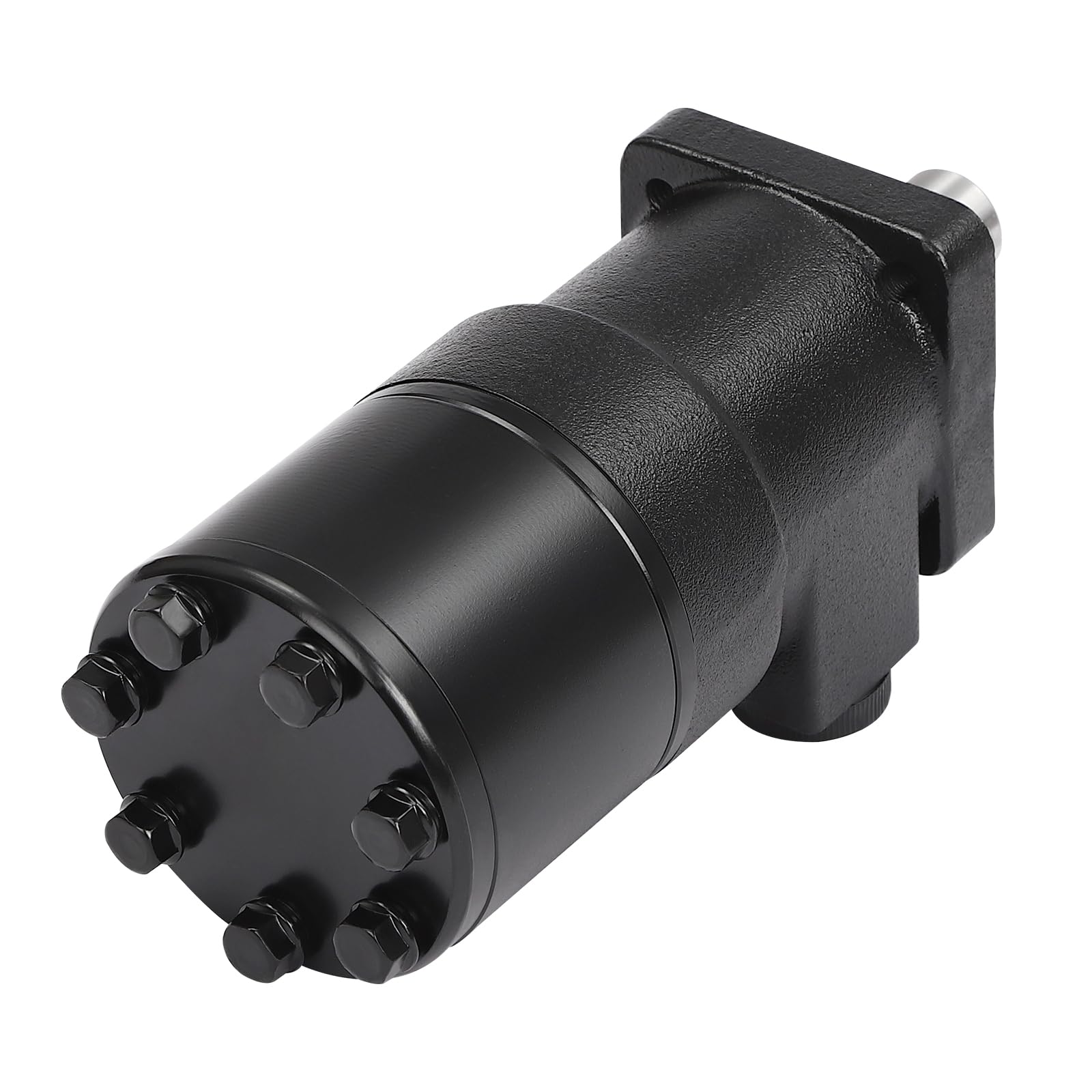 High Torque Hydraulic Wheel Motor 200RPM - Cast Iron Industrial Hydraulic Motor with 4 Flange Holes, 5MPa Max Back Pressure & Superior Sealing - Perfect for Construction Equipment, Agricultural Machinery & Heavy-Duty Industrial Applications