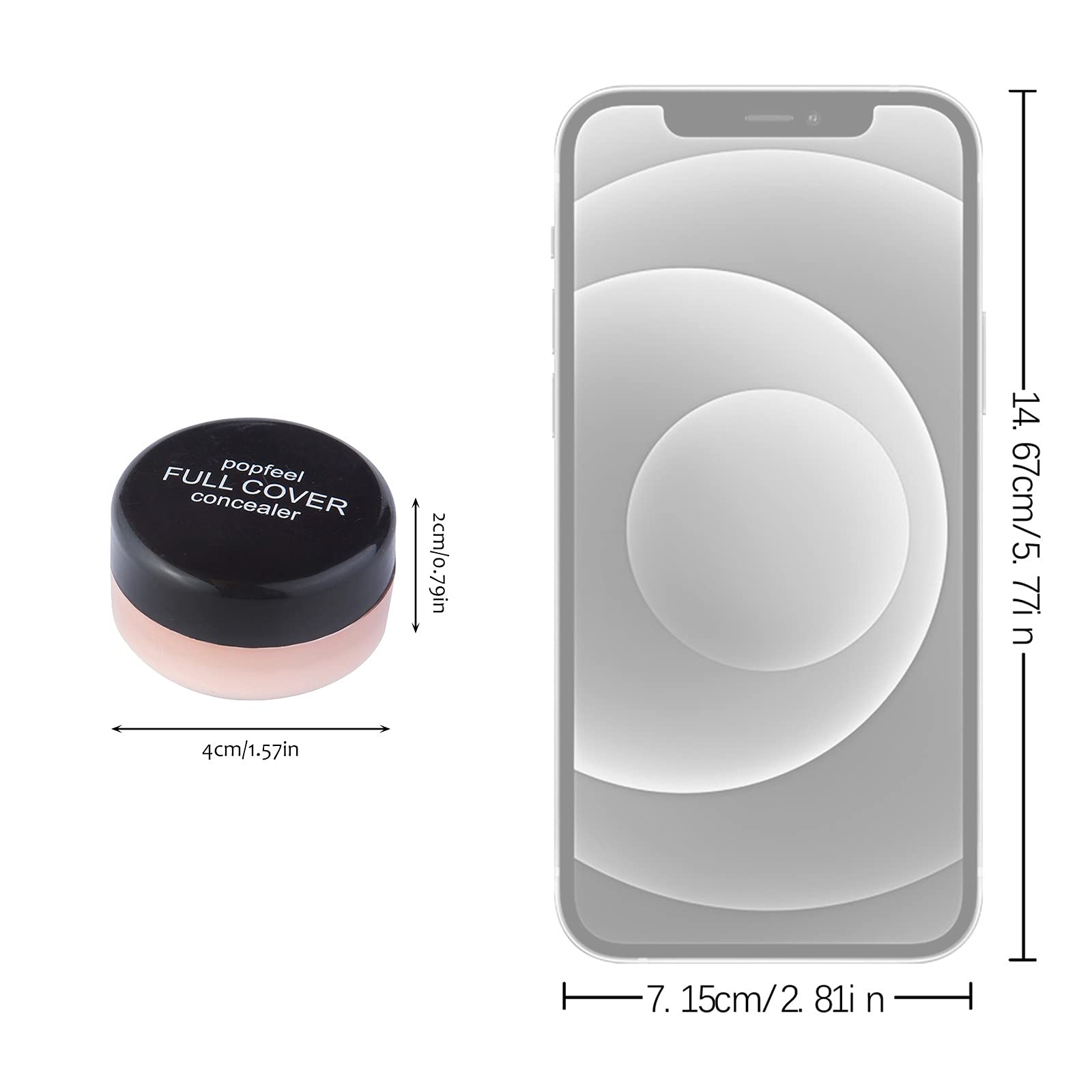 Waterproof Tattoo Cover Up Makeup & Scar Concealer - Professional Skin Concealer for Dark Spots & Blemishes with Foundation Brush Kit | Ideal for Tattoo Covering, Scar Camouflage & Everyday Makeup