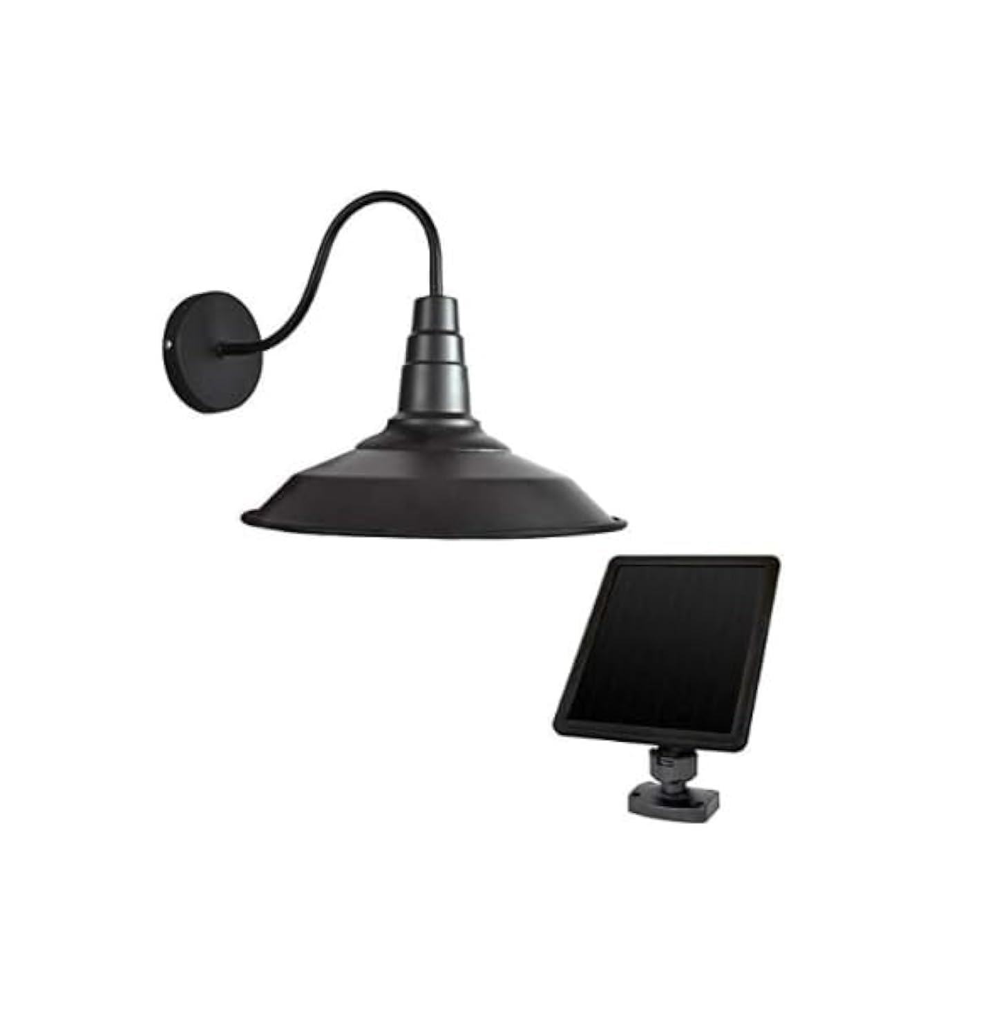 Sunforce Solar Powered Outdoor Wall Light - Durable Gooseneck Design for Barn, Patio, Deck & Pathway Lighting | Weatherproof Solar Security Light for Garden, Yard, Driveway & Exterior Home Decor