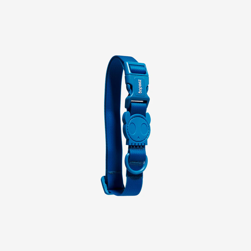 Neopro Blue Dog Collar by Zee.Dog - Durable & Adjustable Pet Collar for Small, Medium & Large Dogs - Perfect for Walking, Training & Outdoor Adventures