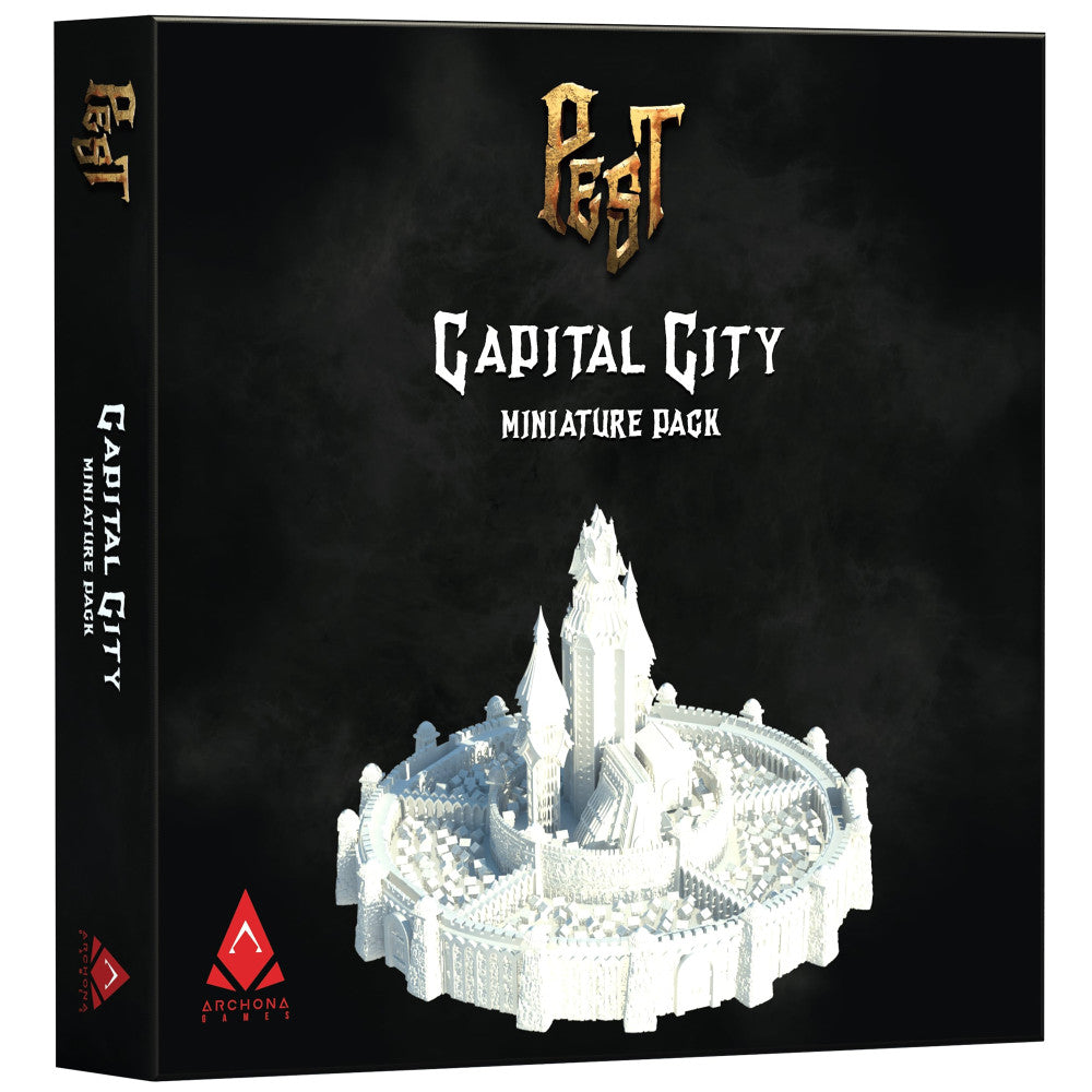Archona Games: Pest - Capital City Miniature Pack | Deluxe Board Game Accessory for Strategy & Roleplaying Games | Perfect for Tabletop Gaming & Collectors