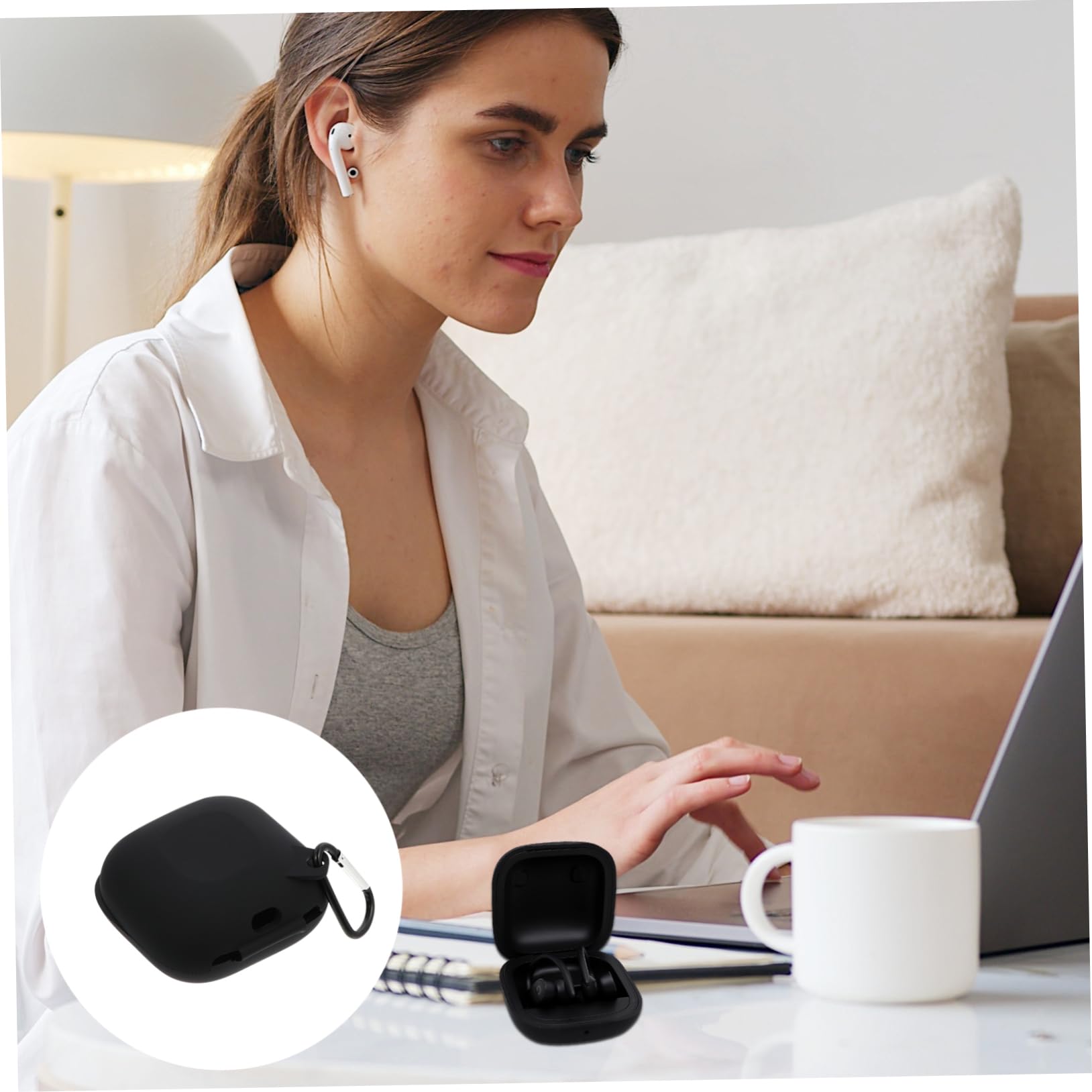 CAXUSD Hard Protective Charger Case for Over-Ear Headphones - Durable Storage Box for Earphones & Headsets - Perfect for Travel, Gym, and Daily Use