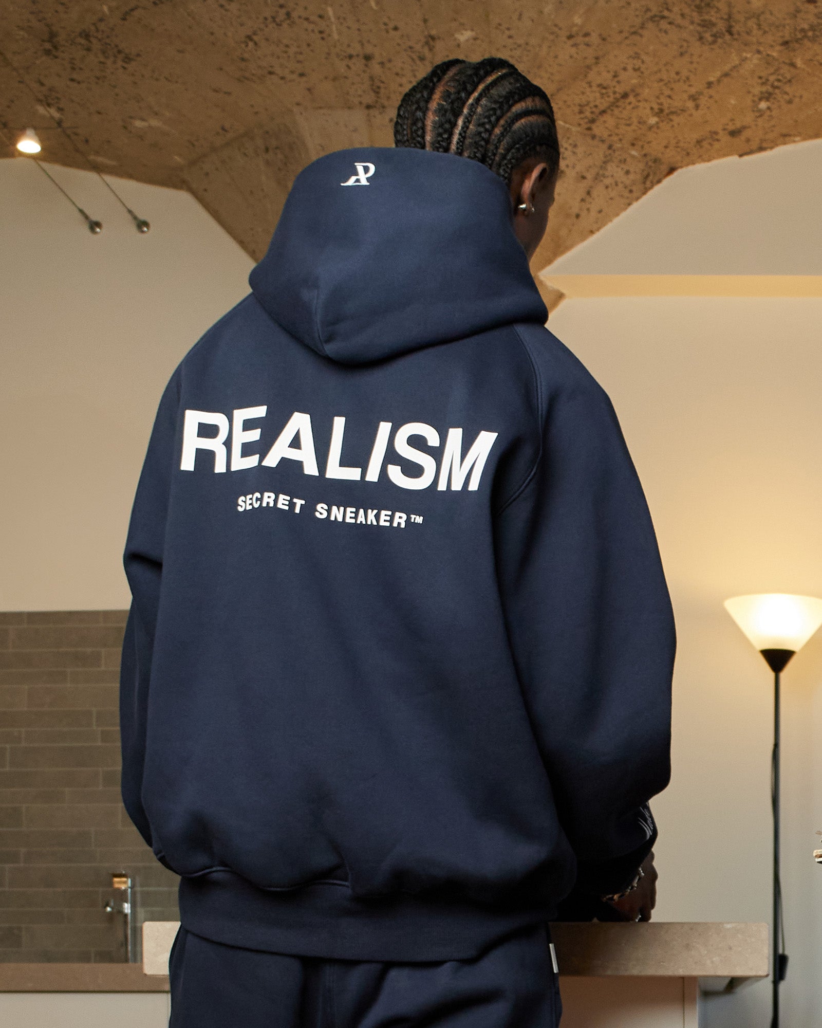 SSS Realism Radiant Hoodie - Royal Navy Blue Pullover for Men & Women | Cozy Fleece Sweatshirt for Casual Wear, Gym, and Outdoor Activities