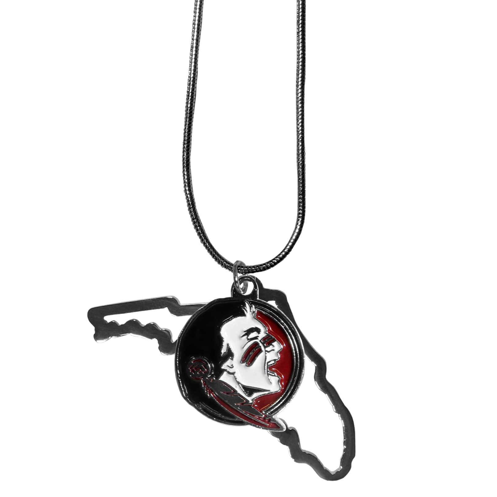 NCAA State Charm Necklace for Women & Men - Siskiyou University Alumni Gift - Perfect for Game Day, Graduation & College Pride Accessories