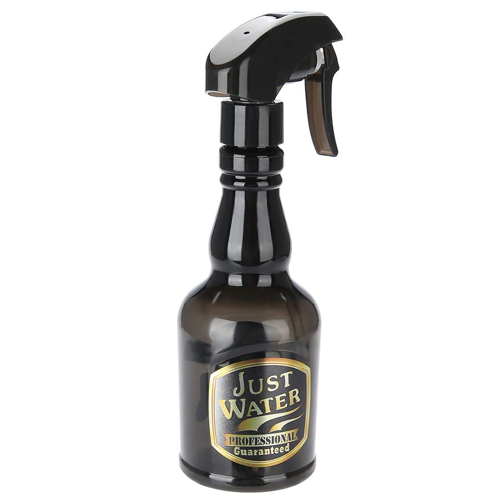 Premium Black Water Mist Spray Bottle for Hair Styling - Professional Hairdressing & Barber Tool for Salon, Home Use, Travel & DIY Hair Care