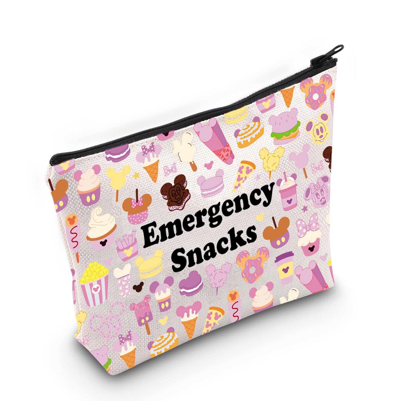 Emergency Snacks Food Storage Bag - Reusable Zipper Pouch for Food Safety | Perfect for Camping, Hiking, Travel & Office Snacks | Great Gift for Snack Lovers