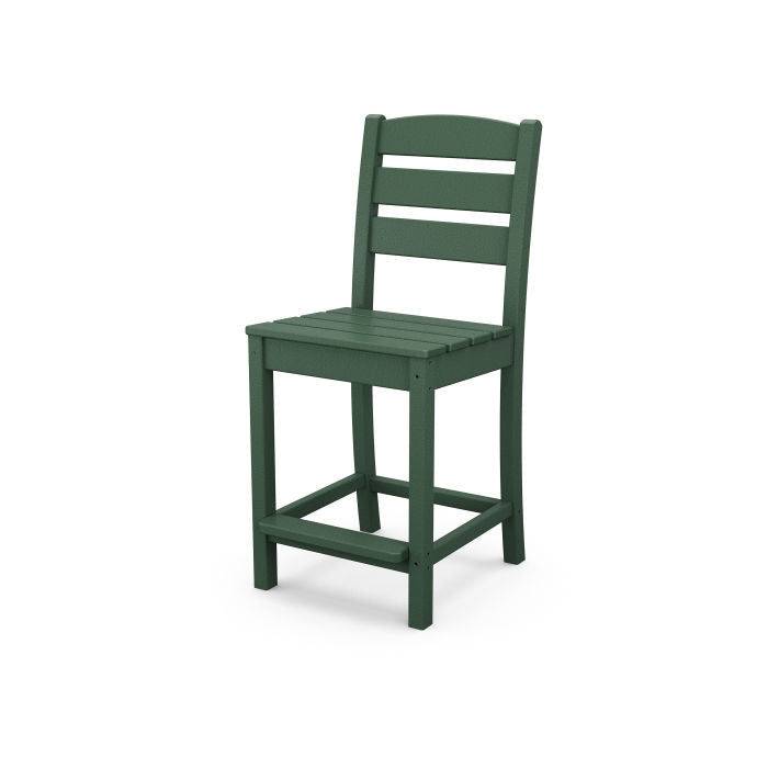 POLYWOOD Lakeside Counter Height Chair - Durable Outdoor Dining Chair for Patio, Deck, or Poolside - Perfect for Backyard, Garden, and Restaurant Use