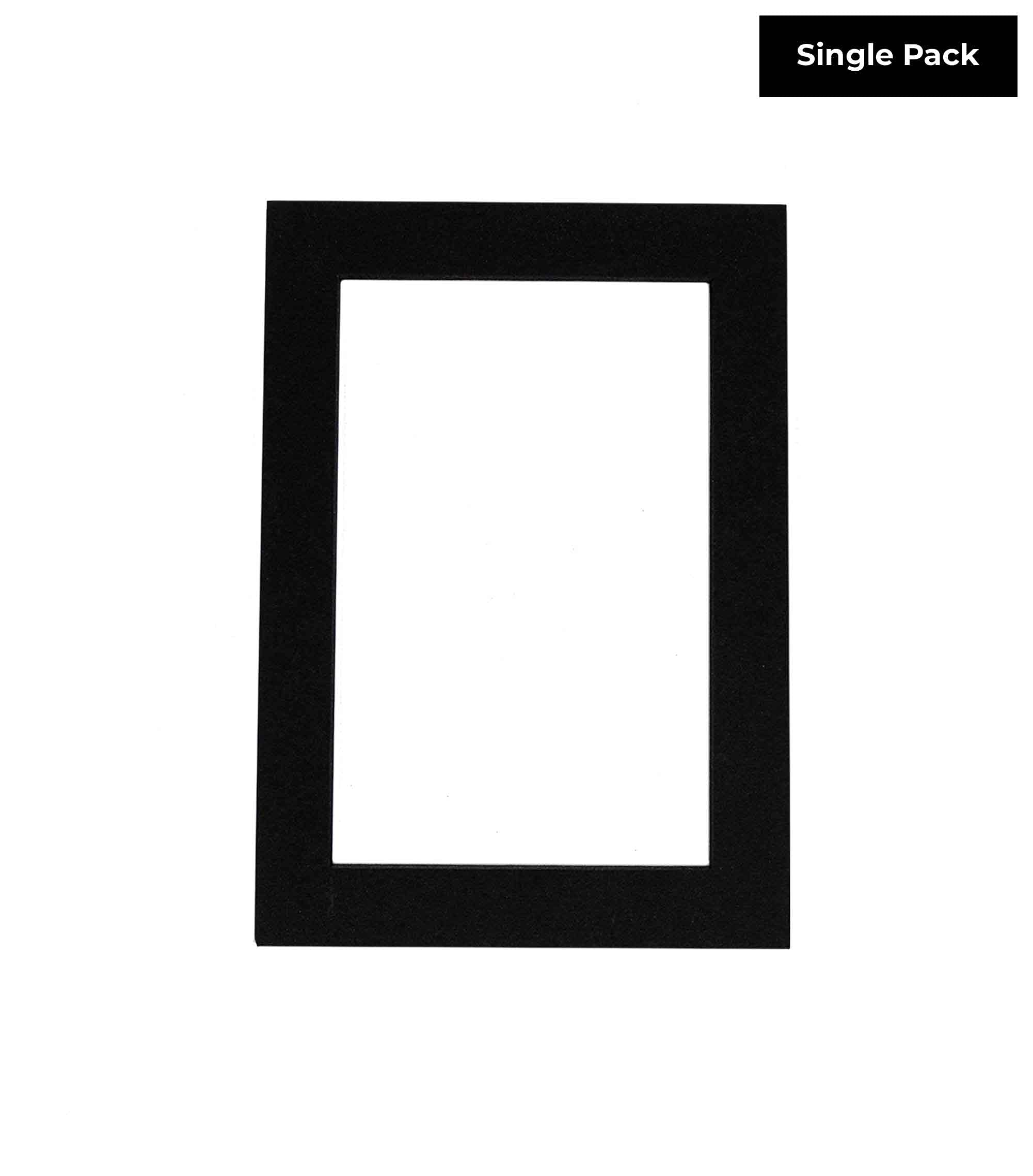 28x34 Acid-Free Black Mat Board with Black Core - Precut Bevel Cut for 26x32 Photos - Includes Backing Board & Self-Seal Crystal Clear Photo Mat Bag - 4-Ply Thickness for Picture Framing, Art Displays & Professional Photography Presentations