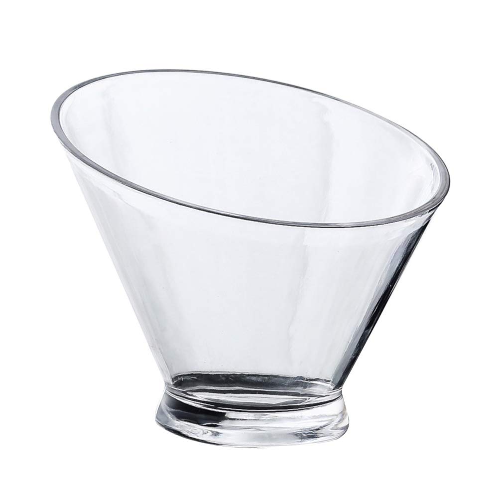 Acrylic Mixing and Serving Bowls - Cabilock Plastic Candy Bowls & Small Beer Bottle Drink Cooler for Weddings, Parties, Buffets, Offices | Perfect for Entertaining, Food Display & Beverage Chilling