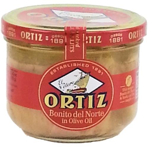 Premium Ortiz Bonito Del Norte White Tuna in Olive Oil (2-Pack) - High-Quality Spanish Tuna for Salads, Sandwiches & Tapas