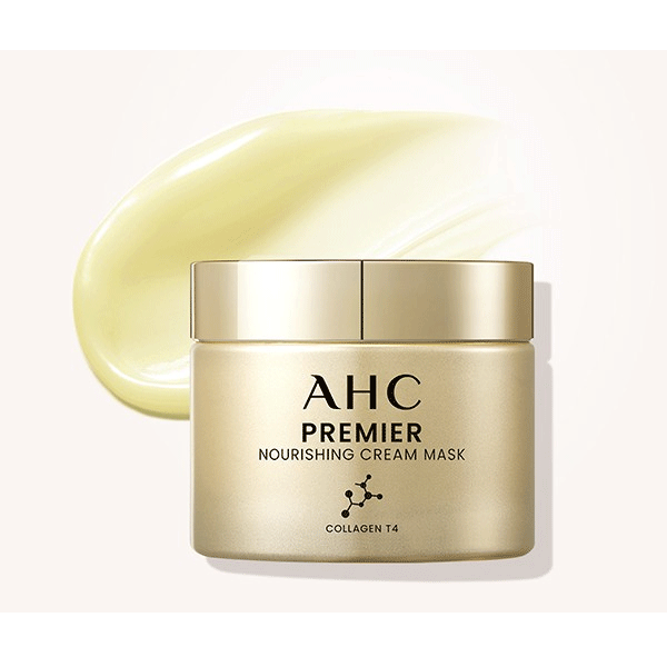 AHC Premier Nourishing Cream Mask 50g - Hydrating Facial Treatment for Dry Skin, Anti-Aging & Moisturizing Care - Perfect for Night Routine & Skincare Regimen