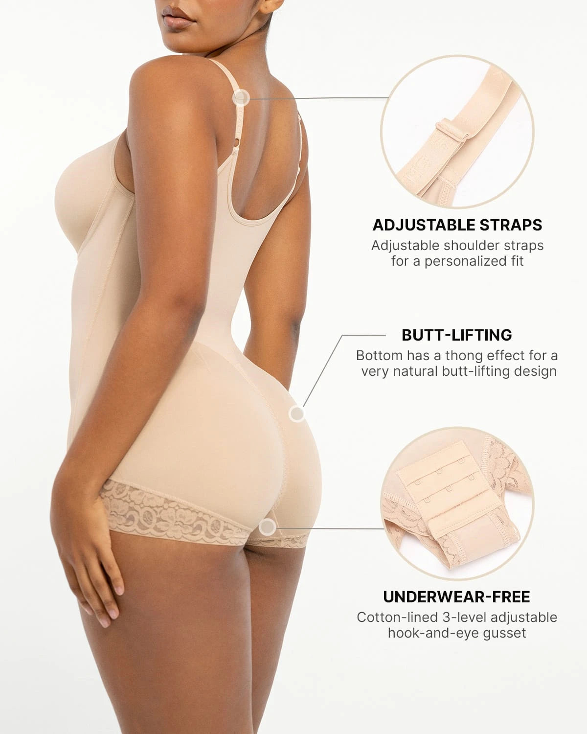 AirSlim® Hourglass Full Body Shaper for Women - Tummy Control Waist Trainer & Posture Corrector - Perfect for Workouts, Office Wear & Special Occasions
