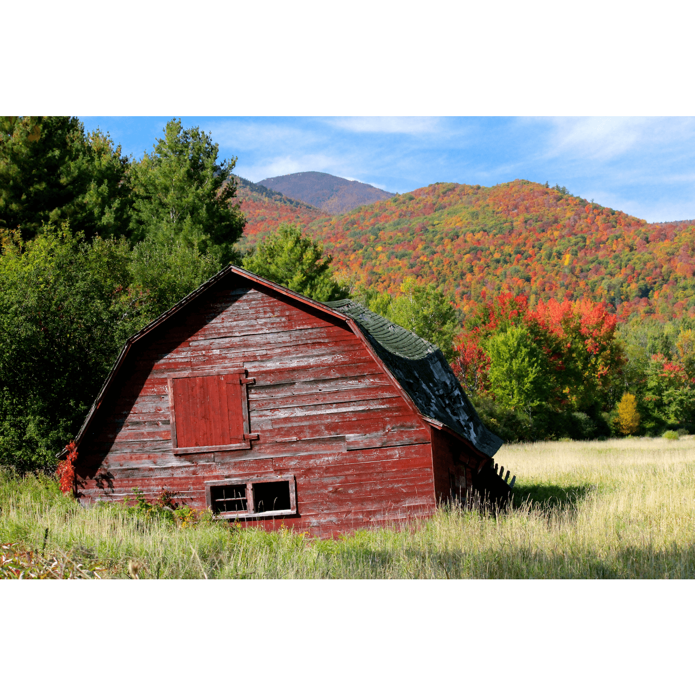 Keene Barn Photography Print - High Quality Wall Art Decor for Home, Office & Gallery - Perfect for Living Room, Bedroom & Studio Display