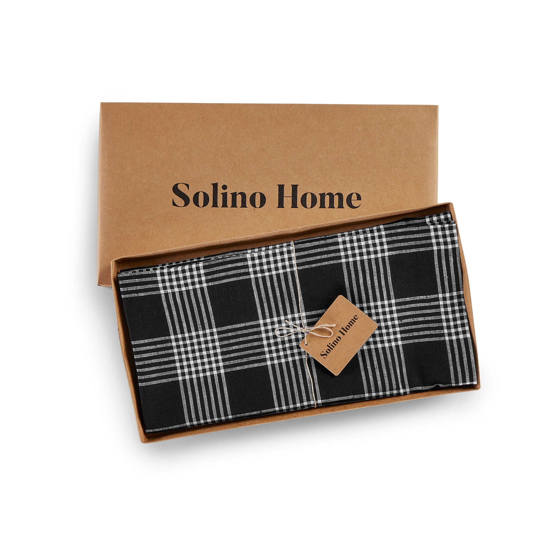 Glen Check Table Throw - Classic Plaid Table Cover for Dining, Kitchen, and Outdoor Picnics - Waterproof and Washable Fabric for Home Decor and Parties