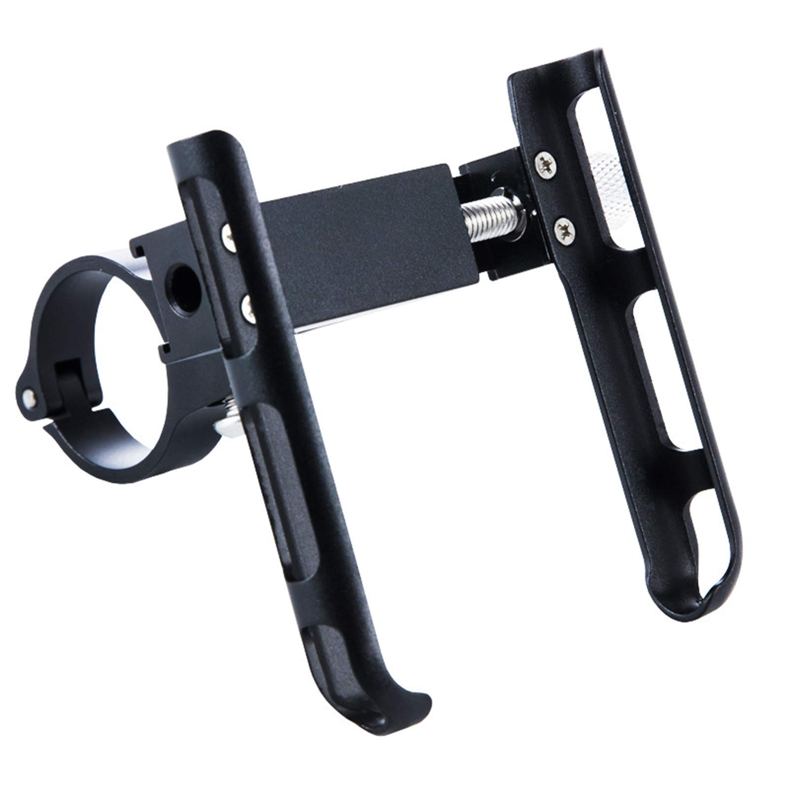 Aluminum Alloy Motorcycle Phone Mount Holder - Universal Bike Phone Bracket for Cycling, Motorcycle & Scooter - Secure GPS Navigation Stand for iPhone & Android Phones - Perfect for Commuting, Outdoor Adventures & Delivery Riders