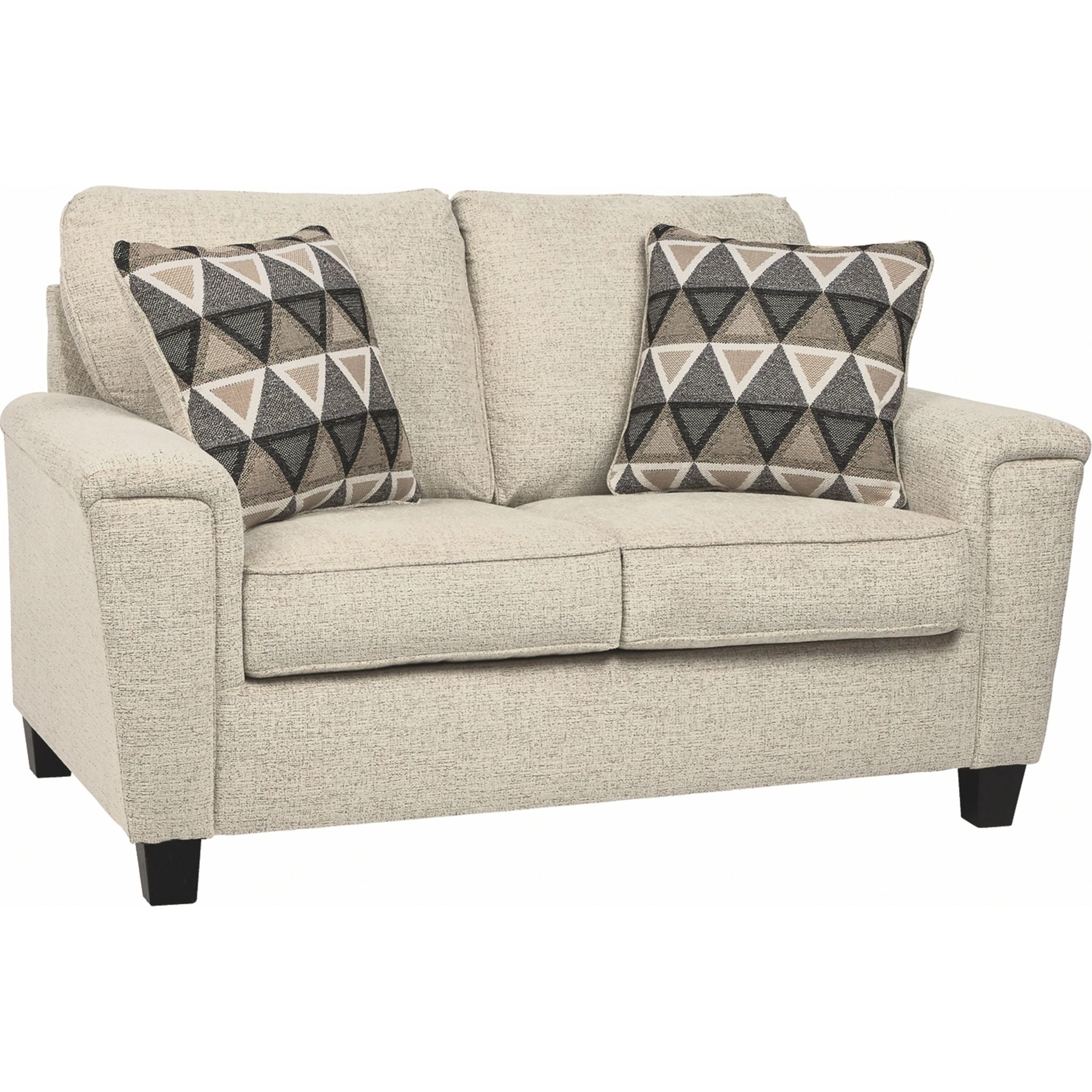 Abinger Loveseat - Modern Small Sofa for Two, Comfortable Fabric Couch for Living Room, Apartment & Office - Perfect for Cozy Seating, Relaxing & Small Spaces