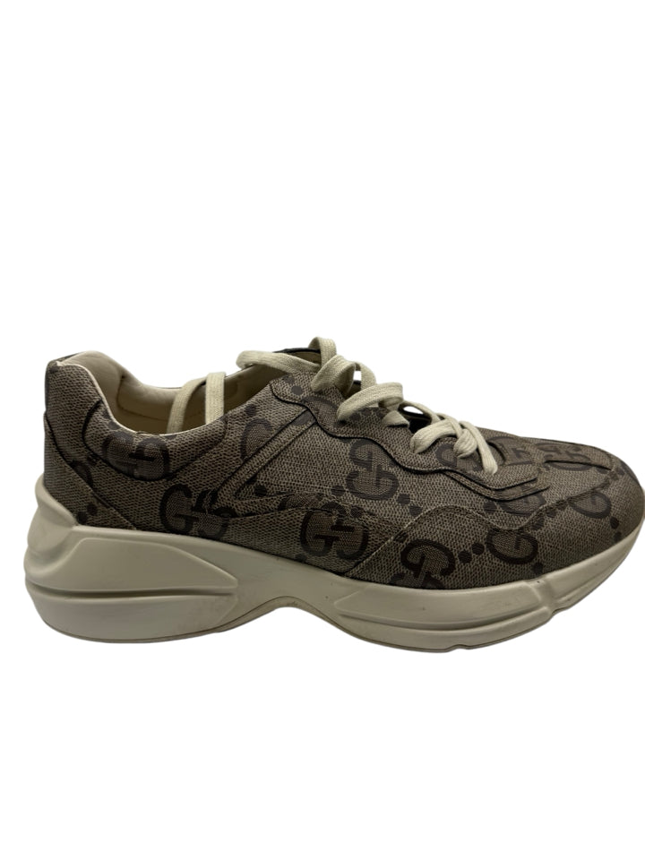 Gucci Maxi GG Rhyton Sneakers for Men - Size 10.5 US (11) - Luxury Casual & Streetwear Fashion Sneakers for Everyday Wear, Travel & Urban Style