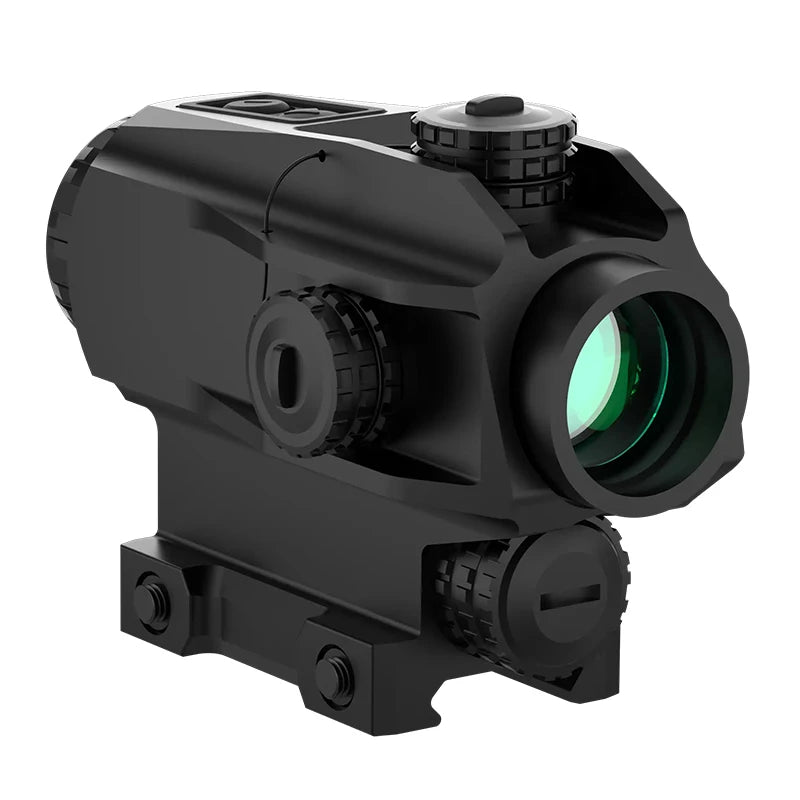 SWAMPFOX Blade Prism Scope 1X25 with BRC Reticle - Bullet Rise Compensator for Optic Height Over Bore | Red Dot Sight for AR-15, Hunting & Tactical Shooting | Ideal for Close Quarters Combat and Low Light Conditions