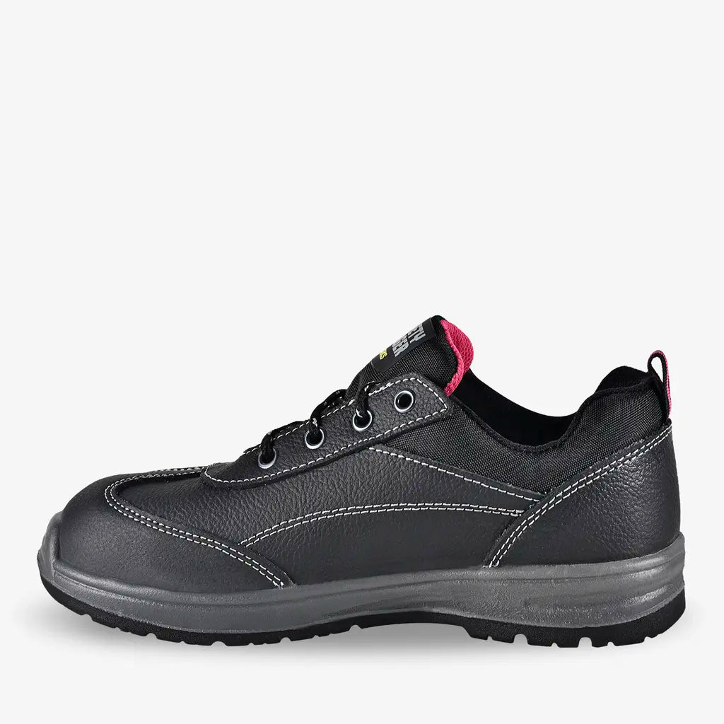Safety Jogger BESTGIRL S3 Women's Steel Toe Safety Shoes - Anti-Slip Work Shoes for Women with Lace-Up Design | Perfect for Construction, Warehouse & Industrial Work