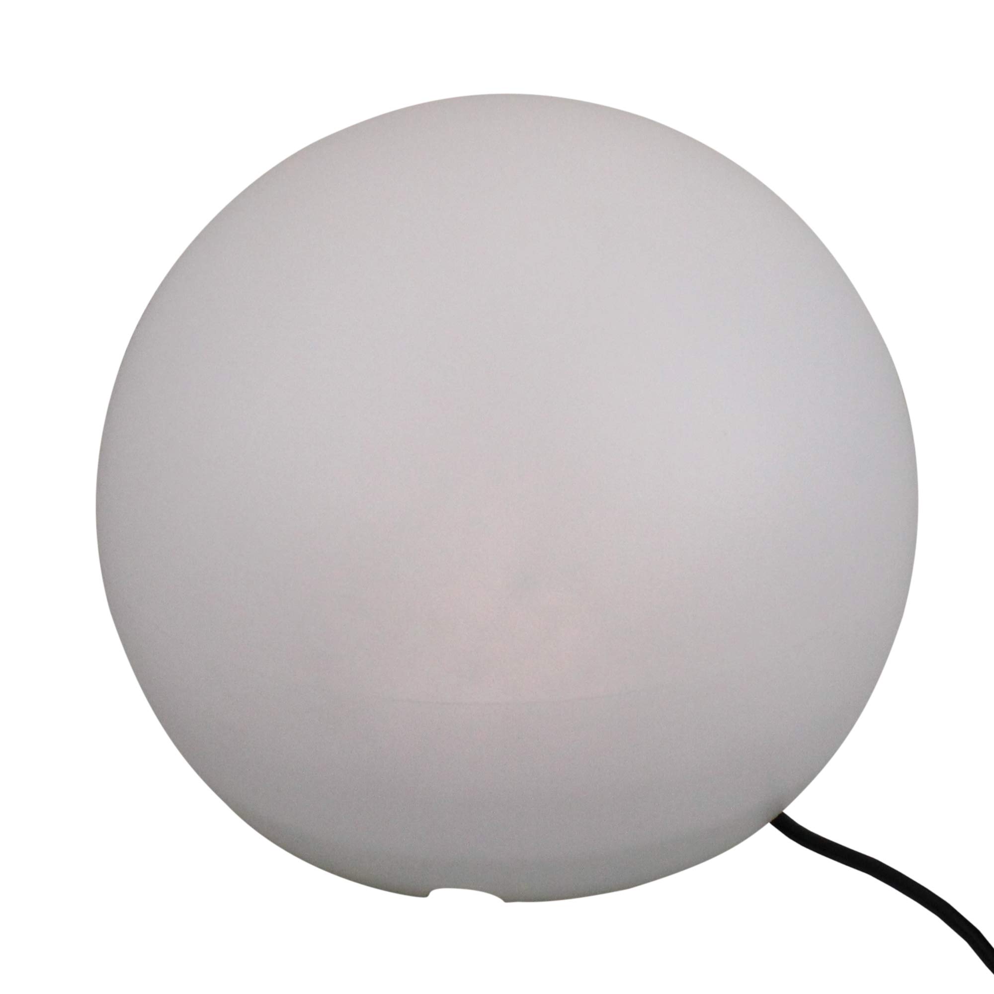 Kaemingk 11.75-Inch Color Changing LED Patio Ball with Remote Control - Clear Outdoor Decorative Lighting for Garden, Poolside & Backyard Parties