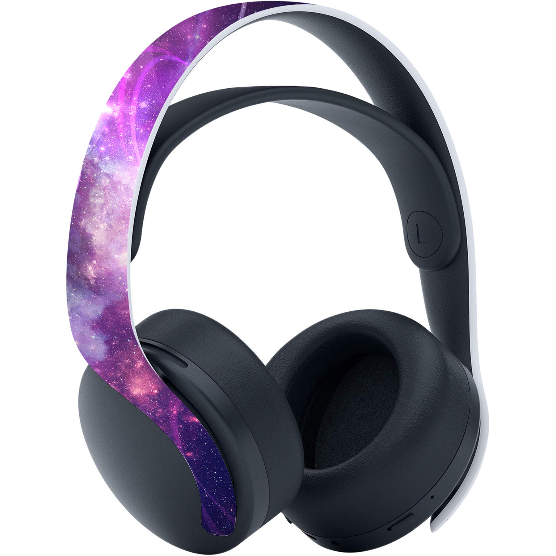 PlayVital Purple Galaxy Full Skin Decal Set for PS5 Console Disc Edition - Vinyl Sticker Cover for PS5 Controller, Charging Station, Headset & Media Remote - Gaming Accessories for Ultimate Customization & Protection