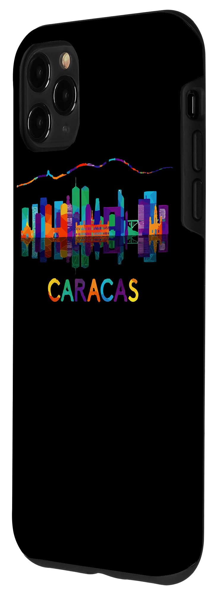 iPhone 11 Pro Max Case with Venezuelan Flag Design - Durable Phone Cover Featuring Arepas and Avila Mountain Art - Perfect for Venezuelan Pride, Travel Enthusiasts and Cultural Display