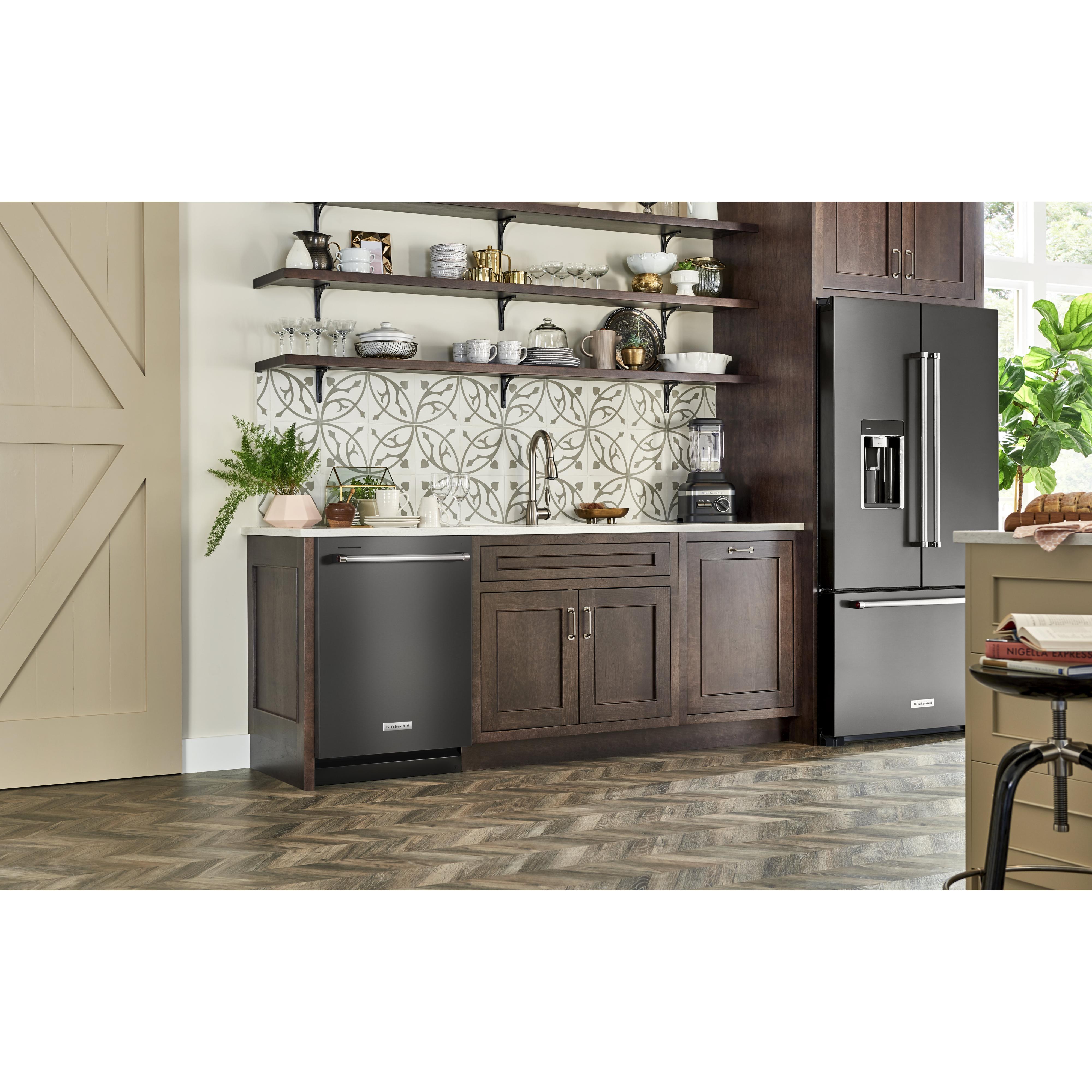 KitchenAid 24 Inch Built-In Dishwasher with Third Rack FreeFlex™ - KDTM404KBS - Stainless Steel, Quiet Operation for Modern Kitchens