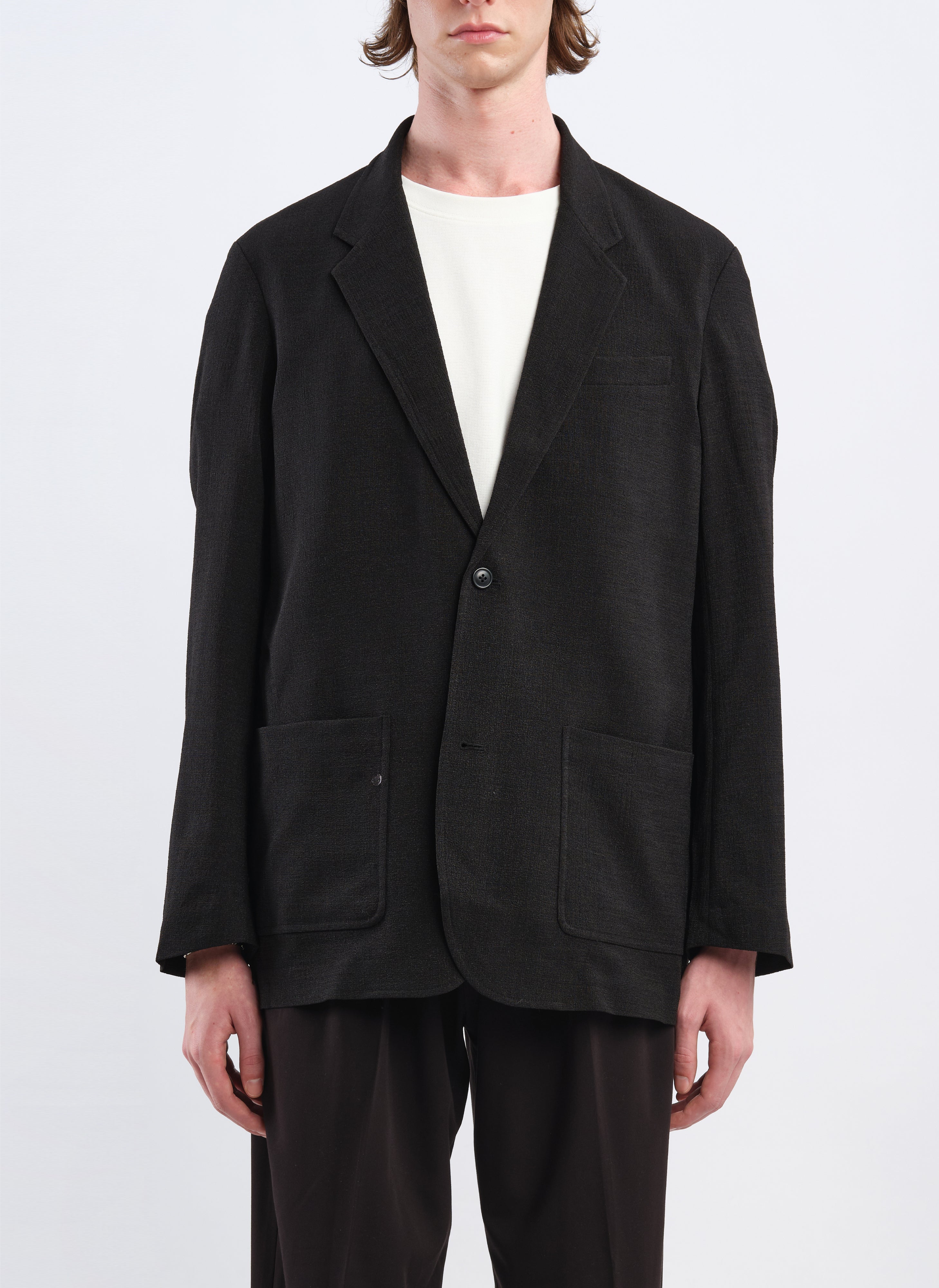 Soft Polyester Single-Breasted Blazer for Women - Lightweight Comfortable Office Wear & Business Casual Jacket - Perfect for Work, Meetings, and Professional Events