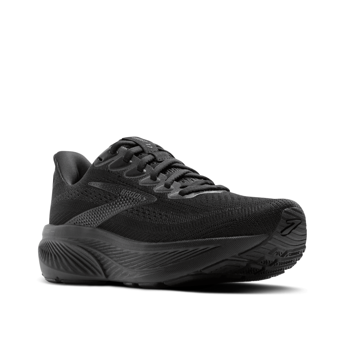 Brooks Ghost 17 Running Shoes for Men - Wide 4E Width - Black/Black/Ebony - Cushioned Support for Long Distance Running & Daily Training