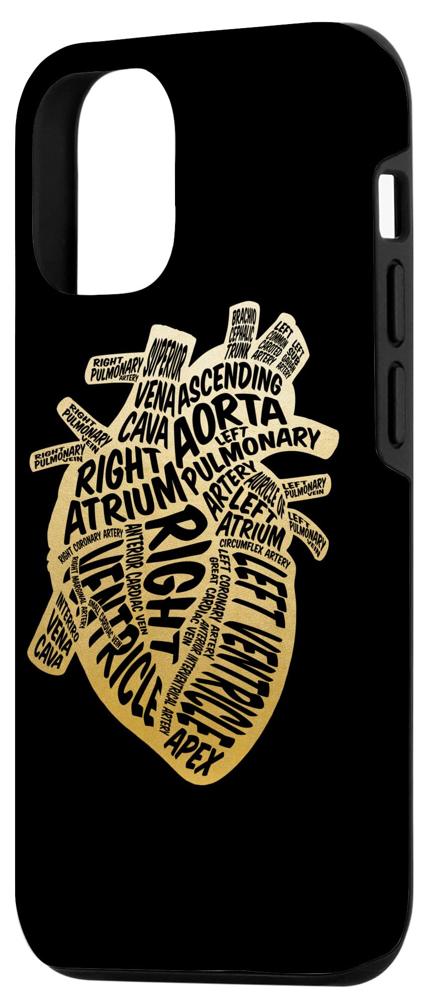 iPhone 12/12 Pro Case with Stethoscope Design - Anatomical Heart Phone Cover for Nurses & Medical Professionals - Perfect Gift for Doctors, Students & Healthcare Workers