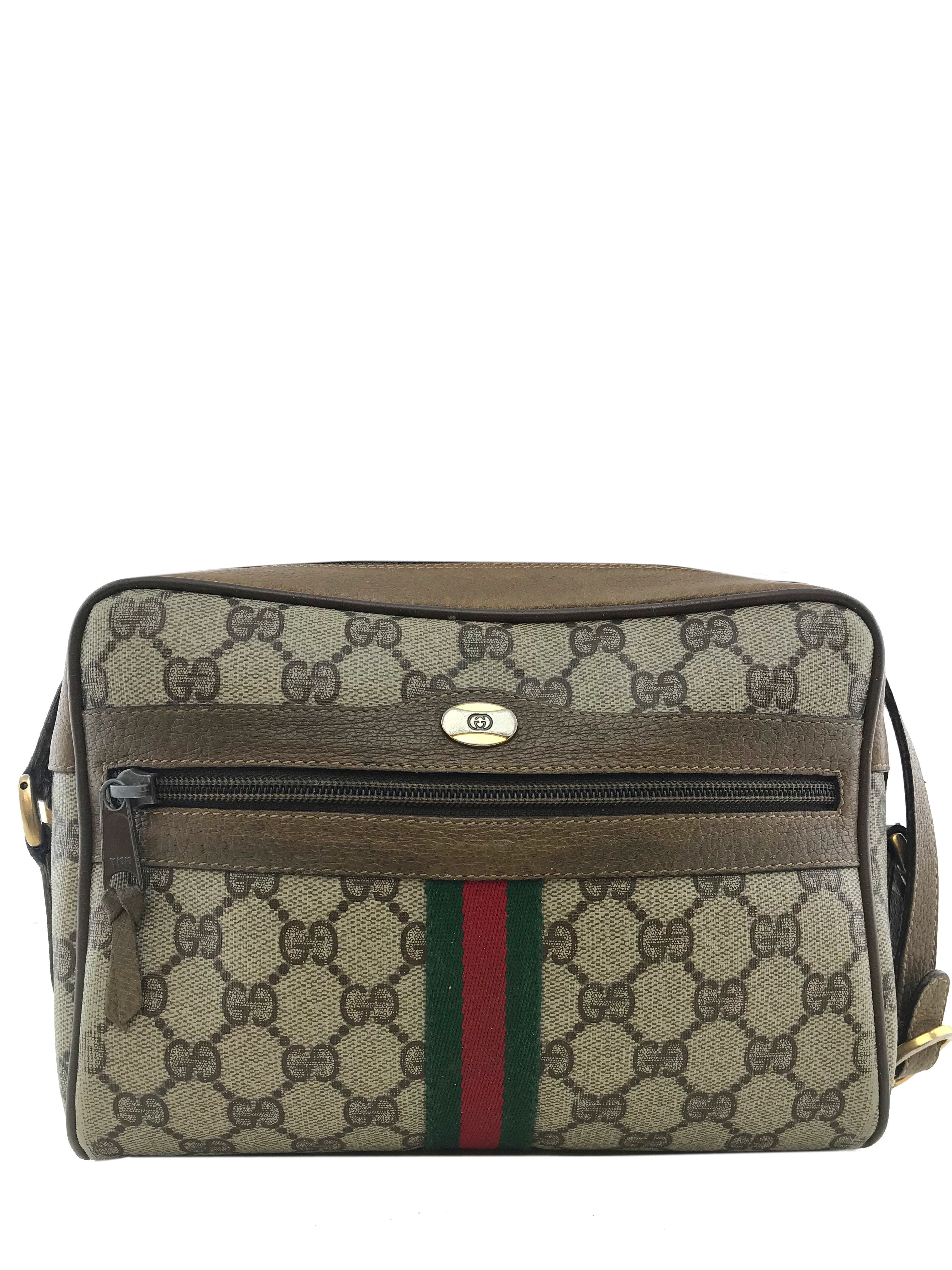 Gucci Monogram Web Camera Crossbody Bag for Women - Stylish Designer Shoulder Purse with Adjustable Strap, Perfect for Travel, Shopping & Everyday Use
