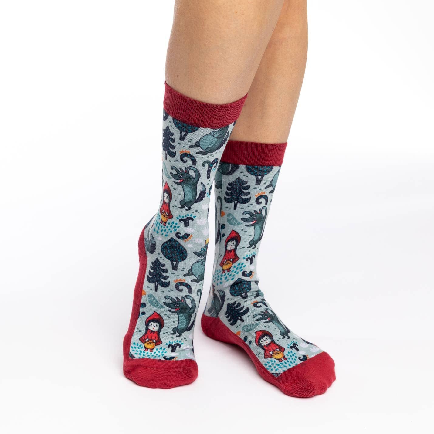 Good Luck Sock Women's Book Lover Socks - Novelty Literary Gift Socks for Readers & Writers - Perfect for Book Clubs, Reading Nooks & Bibliophile Gifts