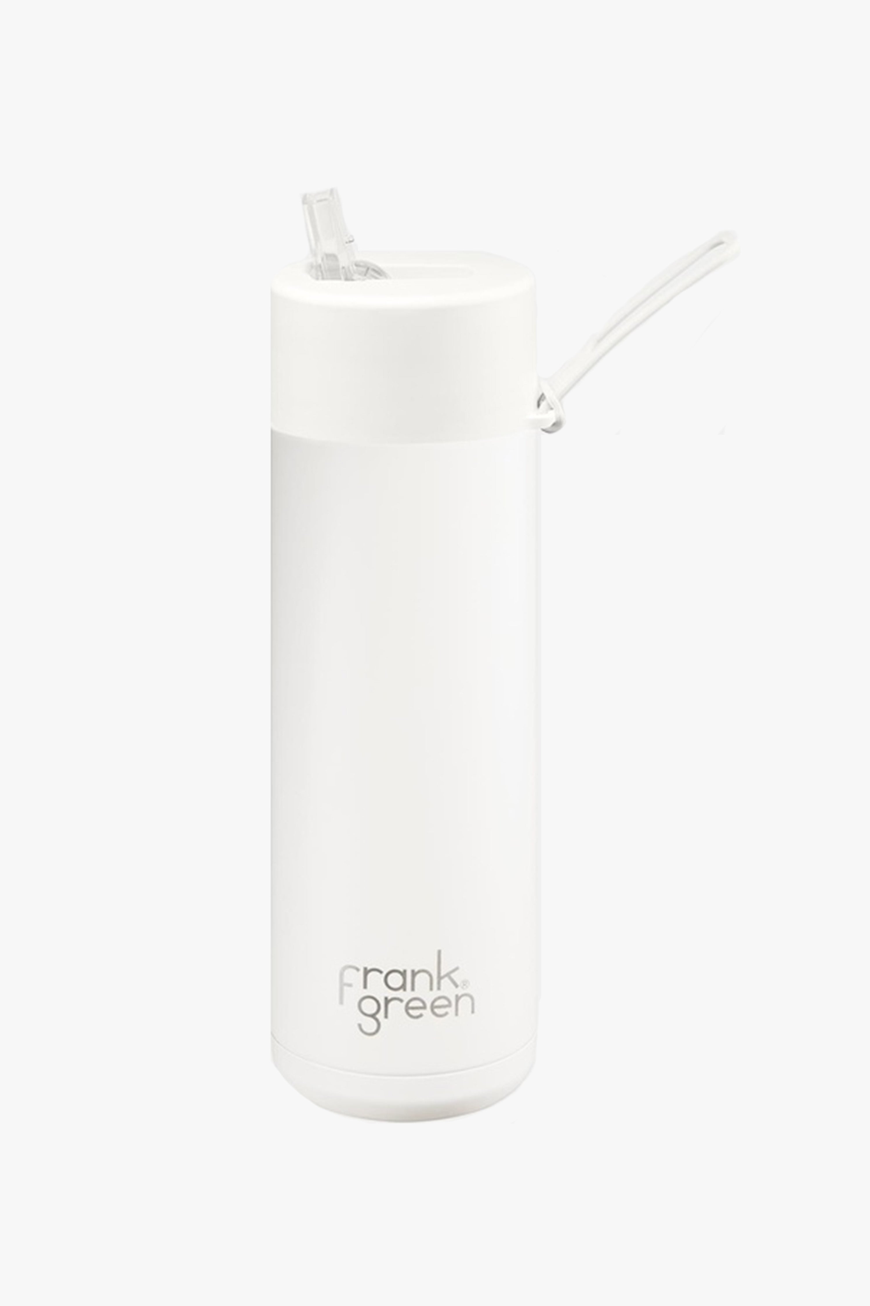 Eco-Friendly Ceramic Reusable Water Bottle 20oz (595ml) - Insulated Cloud Design for Hot & Cold Drinks - Perfect for Office, Gym, Travel & Outdoor Activities