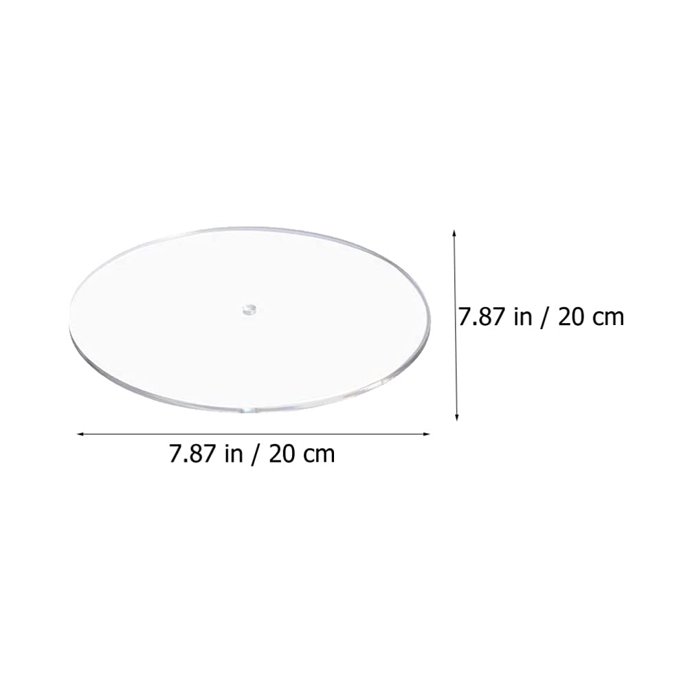 FOMIYES 10-Piece Acrylic Cake Pan Set - Round Disk Cake Scraper, Icing Smoother & Baking Tools for Professional & Home Bakers - Perfect for Smoothing Frosting, Decorating Cupcakes & DIY Cake Making