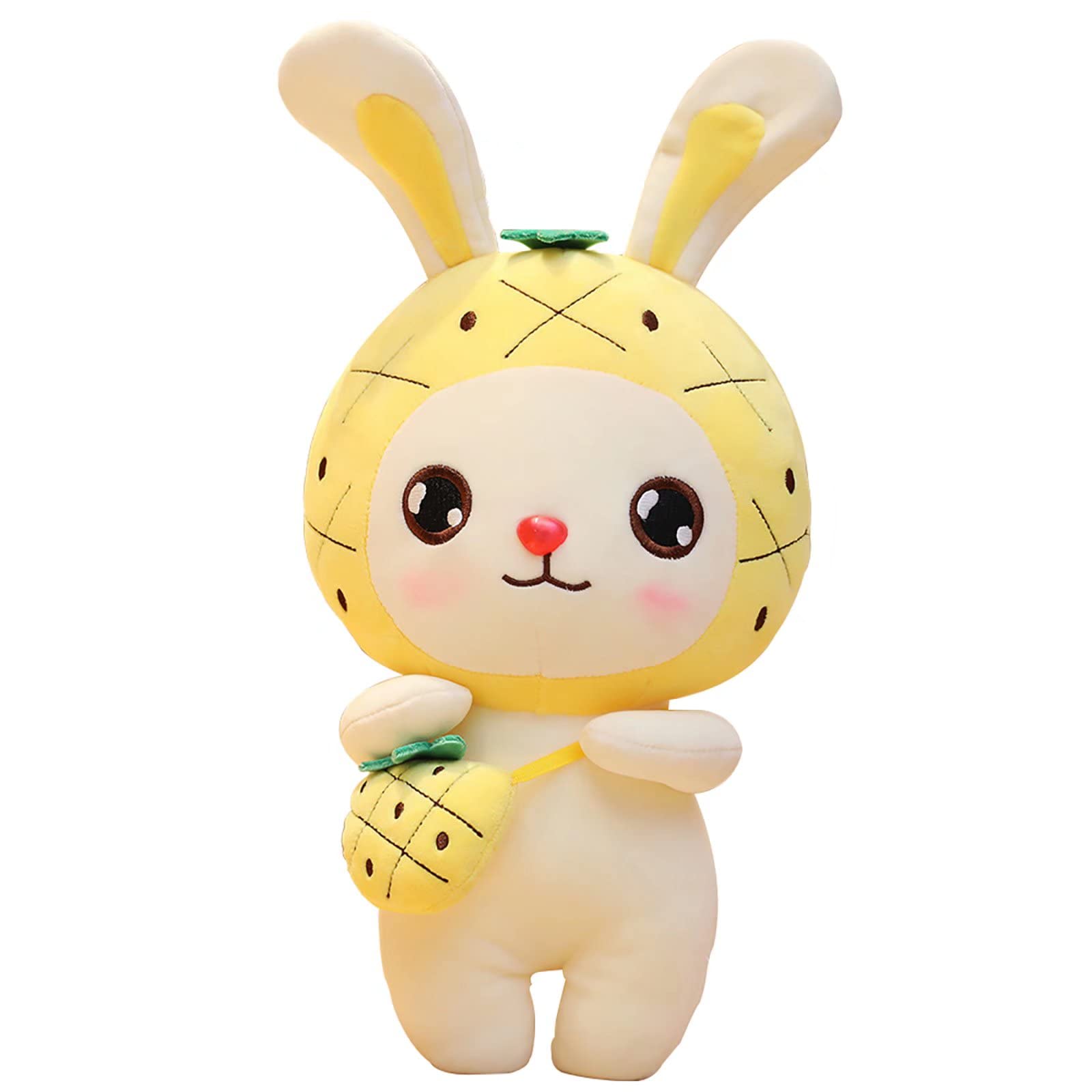 Cute Bunny Plush Pillow Toy - Soft Stuffed Animal with Long Ears (11.8