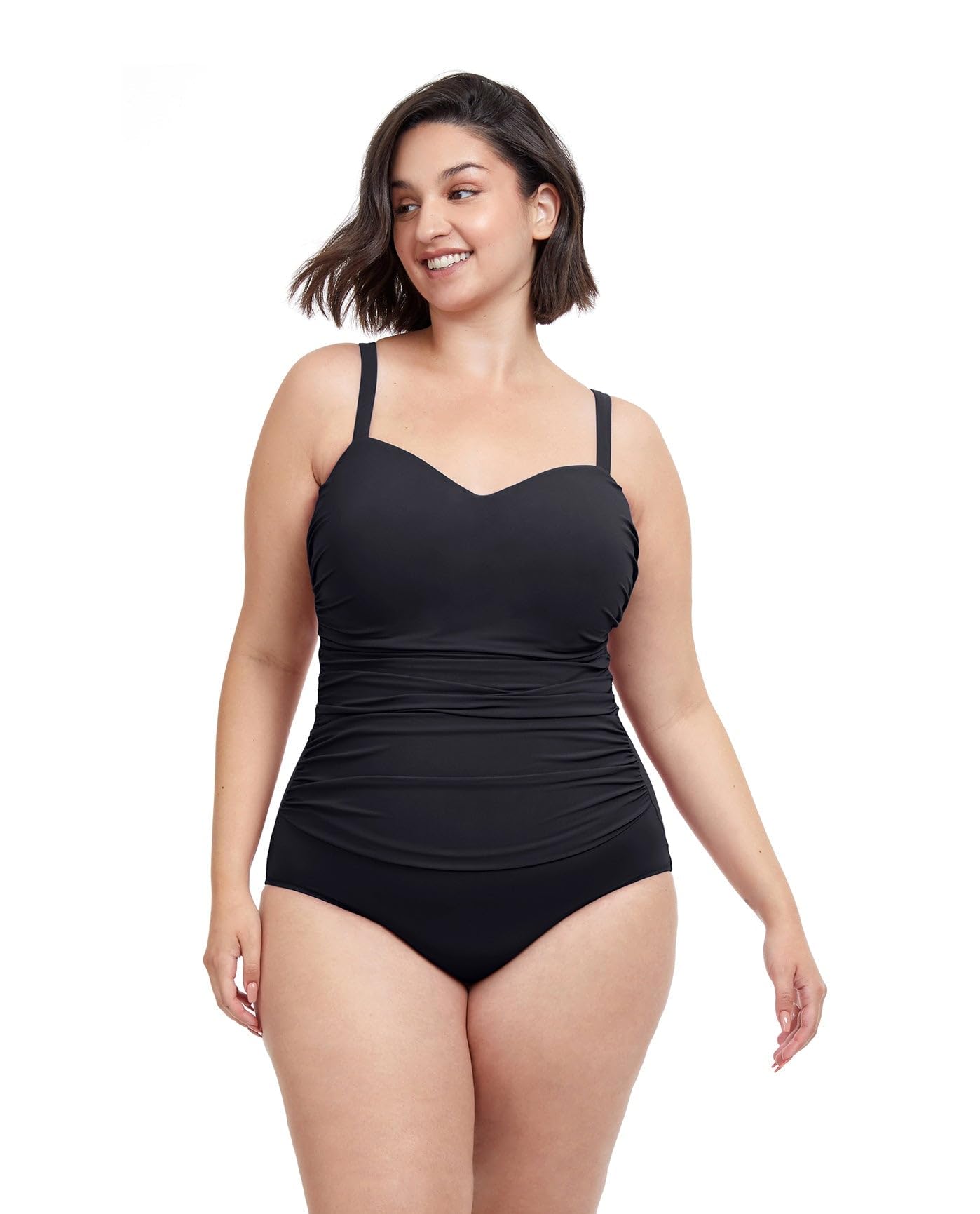 Gottex Women's Plus Size Sweetheart One Piece Swimsuit - Sexy Supportive Bathing Suit for Curvy Women, Perfect for Beach Vacations & Pool Parties