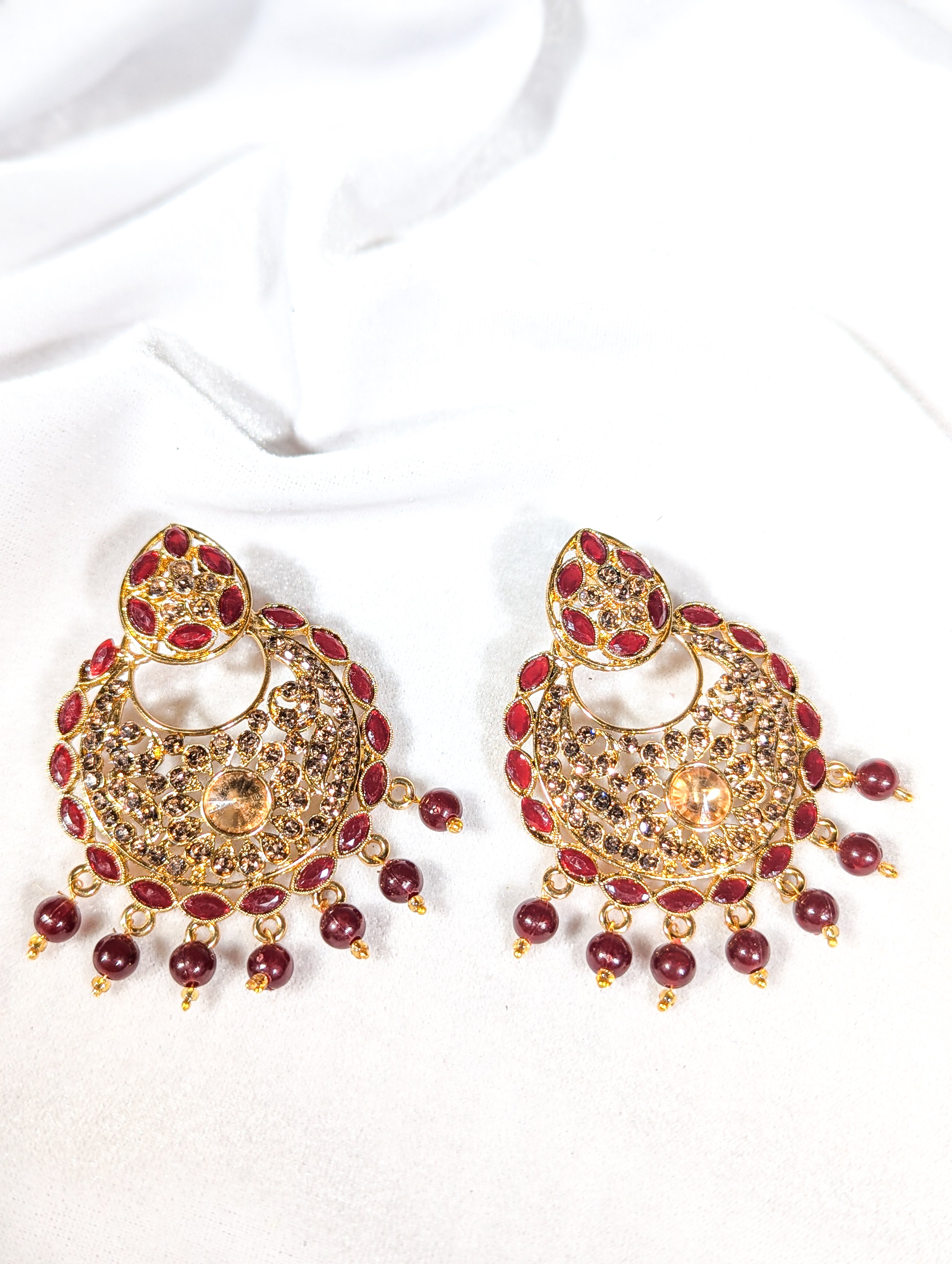 REET STONE EARRINGS - Handmade Boho Chic Jewelry for Women | Lightweight Dangle Earrings for Casual & Party Wear | Perfect Gift for Her